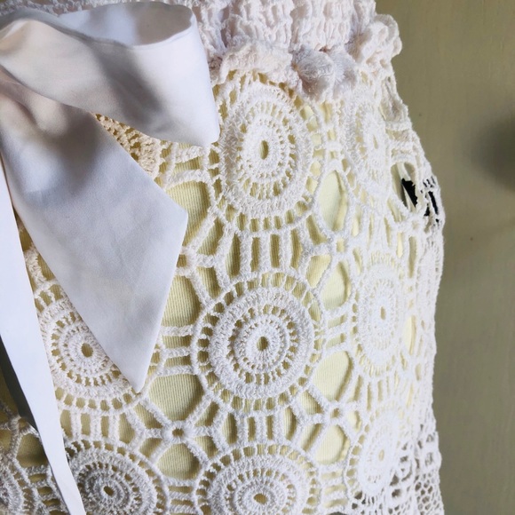 Cynthia Rowley White Lace Crochet Beach Shorts S - Picture 5 of 5